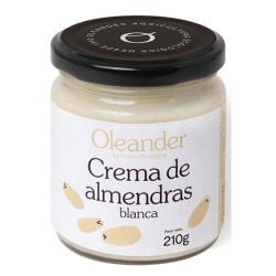Crema de almendras blanca, Oleander, 210g
