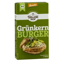 Hamburguesa de espelta verde Bauck, 160g