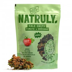 Kale chips con tomate y orégano, Natruly, 30 g